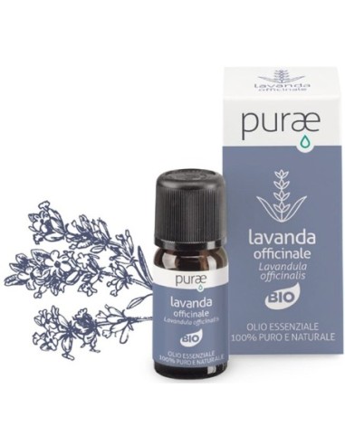 PURAE LAVANDA OFFICINALE BIO FIORI OLIO ESSENZIALE 10 ML