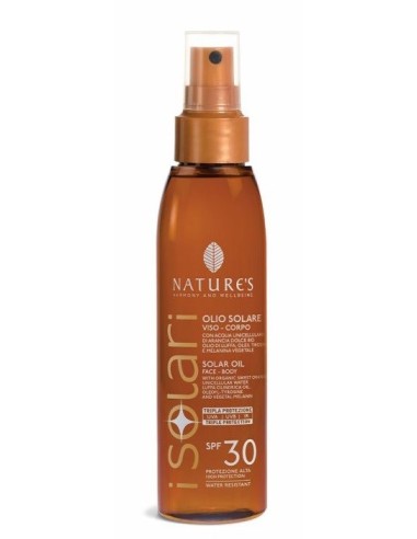 NATURE'S I SOLARI OLIO SOLARE VISO CORPO SPF 30 150 ML