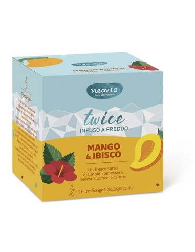 NEAVITA TWICE INFUSO MANGO E IBISCO FILTROSCRIGNO 15 FILTRI