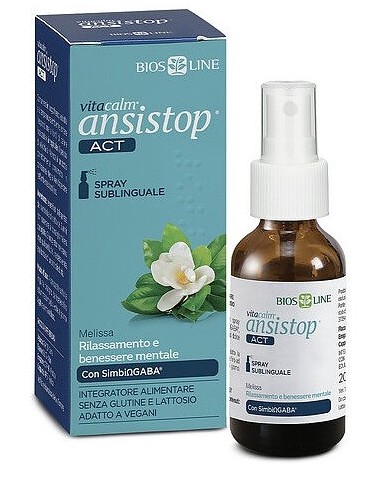 VITACALM ANSISTOP SPRAY ACT SUBLINGUALE BIOSLINE 20 ML