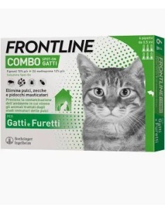 FRONTLINE COMBO 3 PIPETTE PER GATTI/FURETTI
