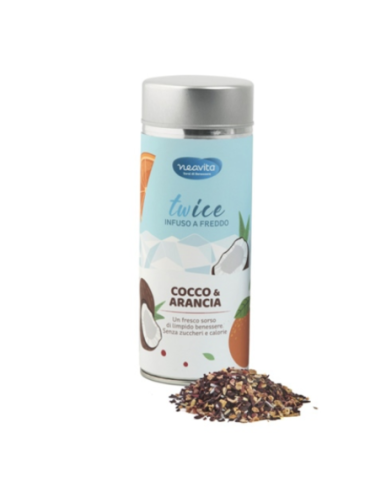 NEAVITA SILVER TIN INFUSO TWICE COCCO E ARANCIA 90 G