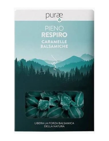 PURAE CARAMELLE BALSAMICHE CON OLI ESSENZIALI PIENO RESPIRO 80 G