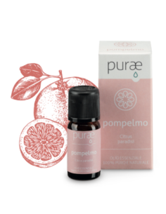 PURAE OLIO ESSENZIALE POMPELMO BIO CITRUS PARADISI PERICARPI 10 ML