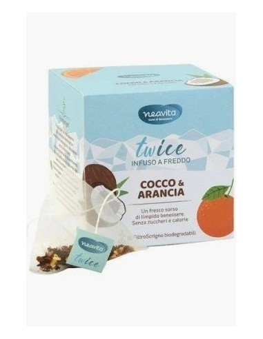 NEAVITA FILTROSCRIGNO INFUSO TWICE COCCO E ARANCIA 15 FILTRI