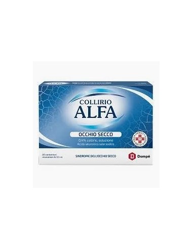 COLLIRIO ALFA OCCHIO SECCO MONODOSE 20 FLACONI DA 0,5 ML