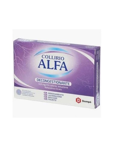 COLLIRIO ALFA DECONGESTIONANTE MONODOSE 10 FLACONI DA 0,3ML