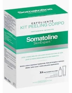 KIT PEELING CORPO SOMATOLINE SKIN EXPERT - GEL PEELING 200 ML + CREMA RIEQUILIBRANTE 100 ML