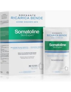 SOMATOLINE SKIN EXPERT KIT RICARICA PER BENDE SNELLENTI DRENANTI 3 APPLICAZIONI