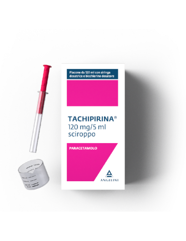 TACHIPIRINA SCIROPPO 120ML DOSAGGIO 120MG/5ML