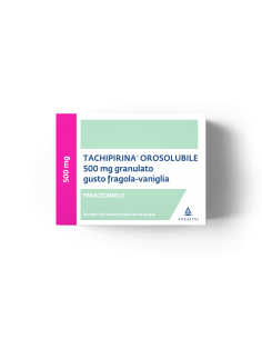 TACHIPIRINA OROSOLUBILE GUSTO FRAGOLA-VANIGLIA 500 MG 12 BUSTINE