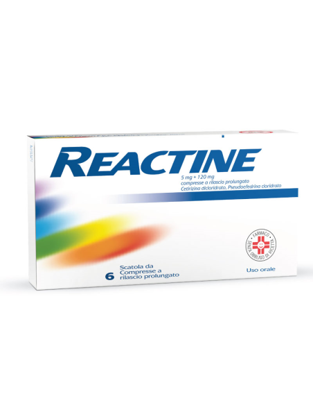 REACTINE 6 COMPRESSE A RILASCIO PROLUNGATO...