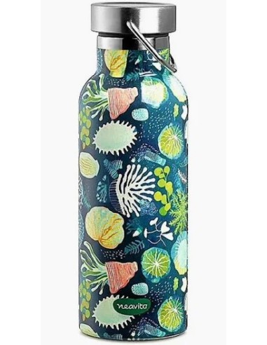 NEAVITA BOTTIGLIA THERMOS ACCIAIO TWICE 500 ML VERDE