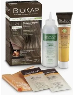 BIOKAP NUTRICOLOR DELICATO RAPID 7,1 BIONDO SVEDESE 135 ML