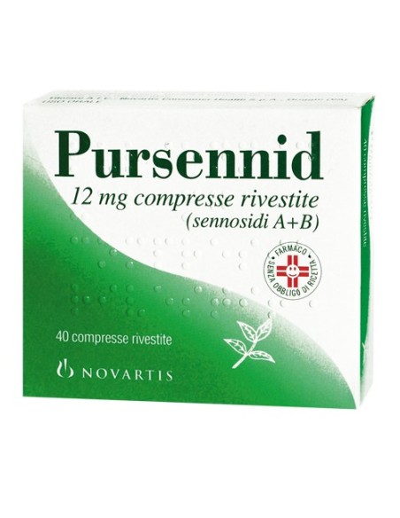 PURSENNID 40 COMPRESSE RIVESTITE 12MG