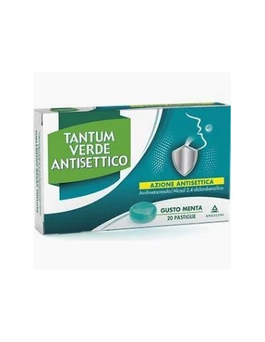 TANTUM VERDE ANTISETTICO 20 PASTIGLIE GUSTO MENTA