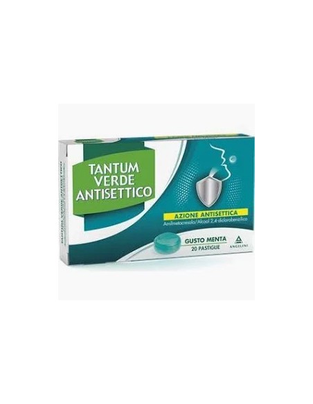 TANTUM VERDE ANTISETTICO 20 PASTIGLIE GUSTO MENTA