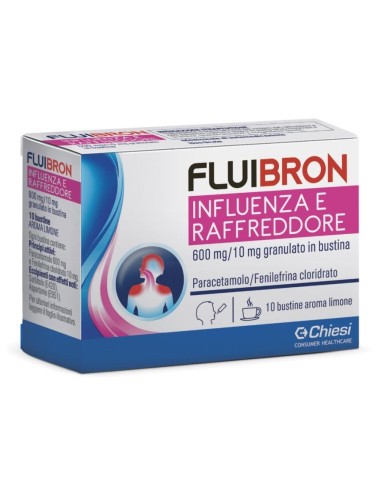 FLUIBRON INFLUENZA E RAFFREDDORE 10 BUSTINE