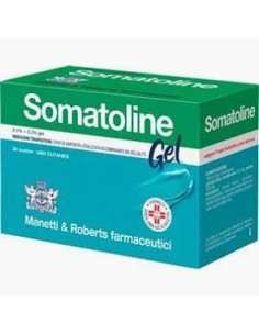 SOMATOLINE GEL 30 BUSTINE DA 10G DOSAGGIO 0,1+0,3%