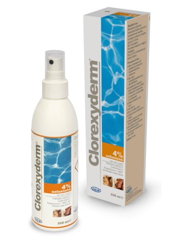 CLOREXYDERM SOLUZIONE 4% 200 ML