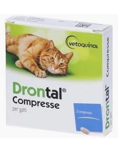 DRONTAL PER GATTI 2 COMPRESSE