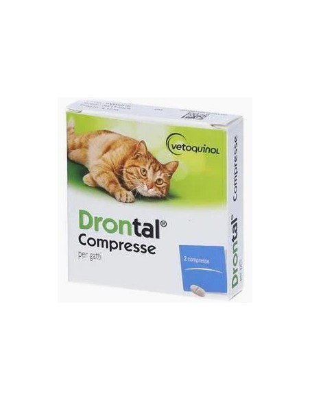 DRONTAL PER GATTI 2 COMPRESSE