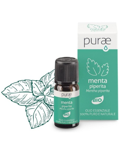 PURAE OLIO ESSENZIALE MENTA PIPERITA BIO 10 ML