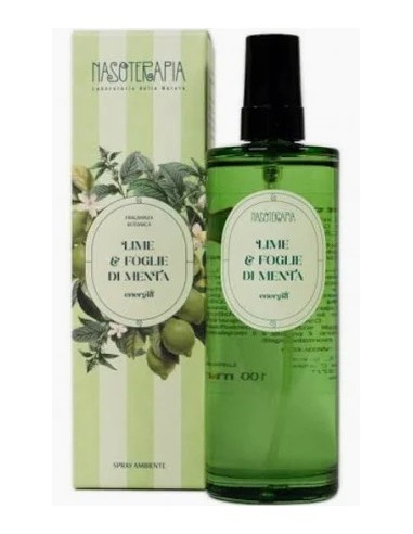 SPRAY AMBIENTE E TESSUTI LIME E FOGLIE DI MENTA 100 ML