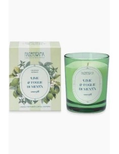 CANDELA LIME E FOGLIE DI MENTA 180 G
