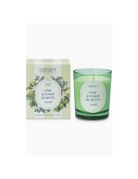 CANDELA LIME E FOGLIE DI MENTA 180 G