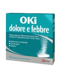 OKI DOLORE E FEBBRE 12 COMPRESSE EFFERVESCENTI