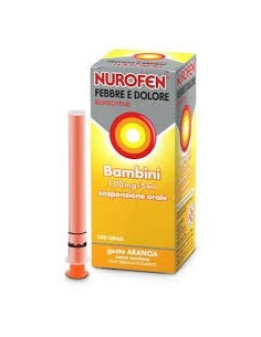 NUROFEN FEBBRE DOLORE BAMBINI SOSPENSIONE ORALE 100MG/5ML GUSTO ARANCIA