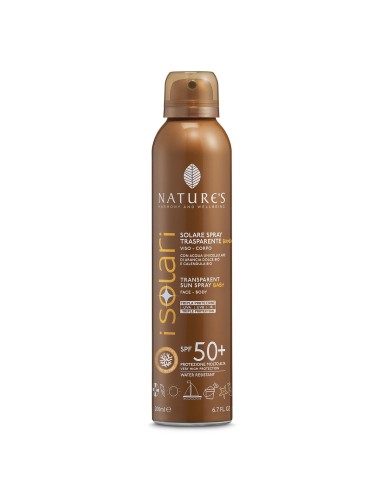 NATURE’S I SOLARI SPRAY TRASPARENTE BAMBINI SPF 50+