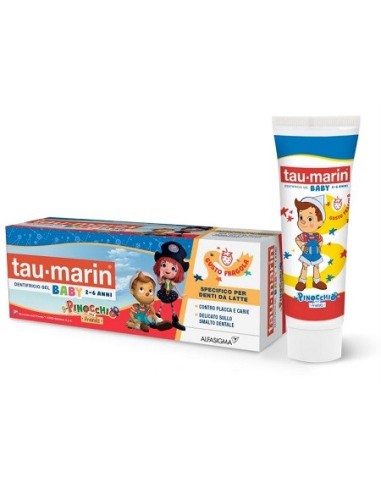 TAU MARIN DENTIFRICIO BABY PINOCCHIO 2-6 ANNI AROMA FRAGOLA 50 ML