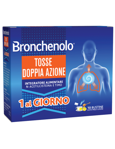 BRONCHENOLO TOSSE DOPPIA AZIONE 10 BUSTINE