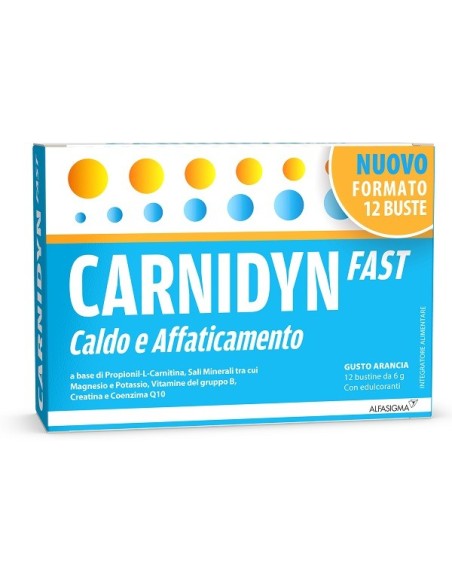 CARNIDYN FAST CALDO E AFFATICAMENTO 12 BUSTINE