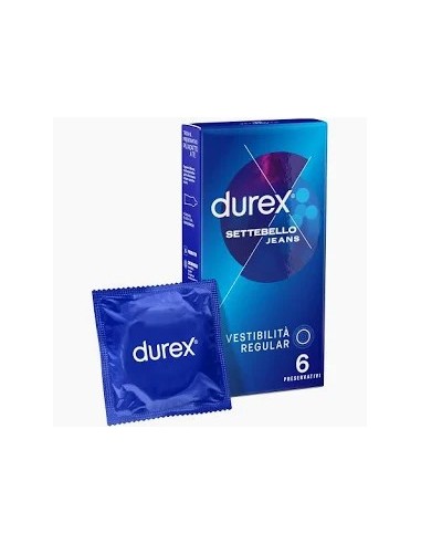 PROFILATTICO DUREX SETTEBELLO JEANS 6 PRESERVATIVI