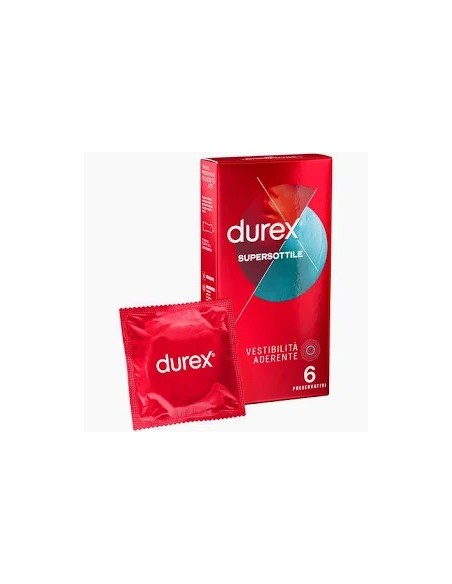 PROFILATTICO DUREX SUPERSOTTILE 6 PRESERVATIVI