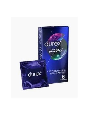 PROFILATTICO DUREX LOVE SEX LUNGA DURATA 6 PRESERVATIVI