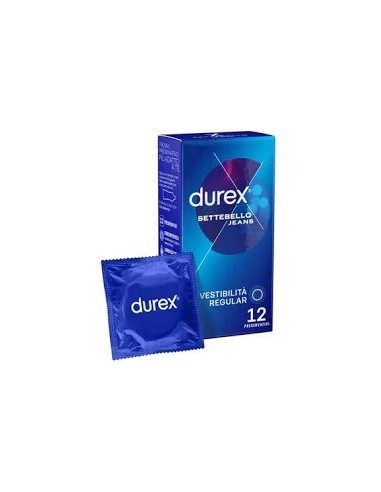 PROFILATTICO DUREX SETTEBELLO JEANS 12 PRESERVATIVI