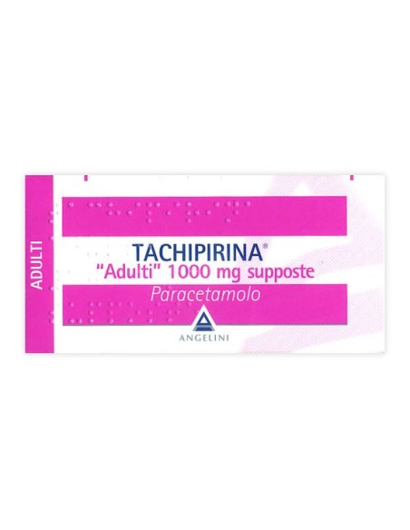 TACHIPIRINA*AD 10SUPP 1000MG