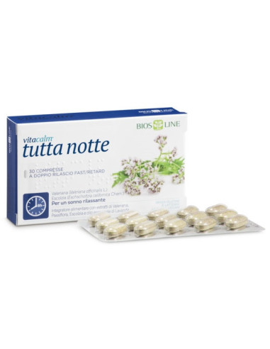 VITACALM TUTTA NOTTE FAST/RETARD BIOSLINE 30 COMPRESSE