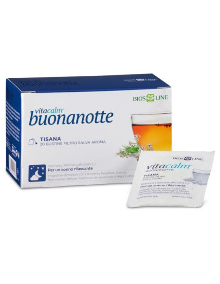 VITACALM BUONANOTTE TISANA BIOSLINE 20 BUSTINE