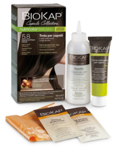 N. 5.8 CASTANO CHIARO CACAO - TINTA PER CAPELLI BIOKAP NUTRICOLOR DELICATO - LIMITED EDITION 2