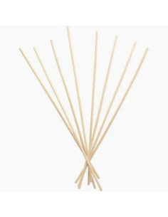 NASOTERAPIA BASTONCINI IN FIBRA ECRU' 38 CM PER DIFFUSORE DA 500 ML 8 PEZZI