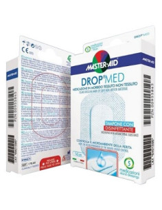 MEDICAZIONE AUTOADESIVA MORBIDA MASTER-AID DROP MED DIMENSIONI 10X8 - 5 PEZZI 2