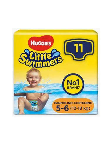 LITTLE SWIMMERS HUGGIES PANNOLINO DA BAGNO LARGE 12-18 KG