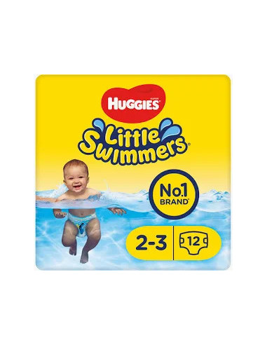 LITTLE SWIMMERS HUGGIES PANNOLINI DA BAGNO TAGLIA S 3-8 KG