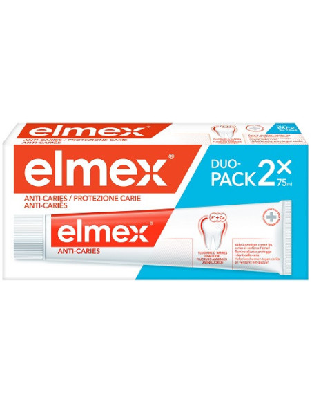 ELMEX DENTIFRICIO PROTEZIONE CARIE 2 X 75 ML