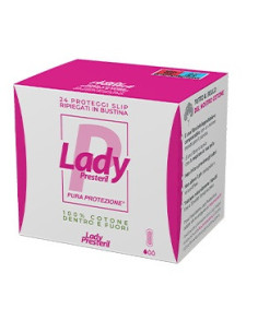 LADY PRESTERIL PROTEGGI SLIP RIPIEGATI BIODEGRADABILI 24 PEZZI
